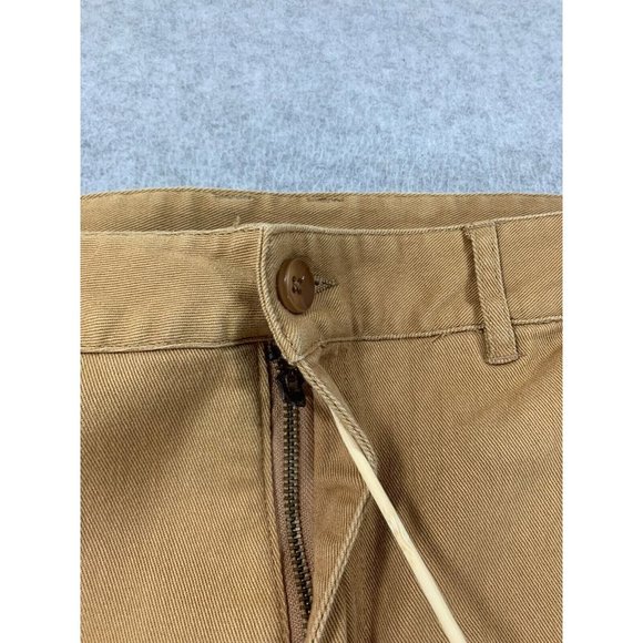 Fair Play Cotton Blend Flat‎ Front Pants (Men's 34x30) Tan/Brown - Picture 2 of 12